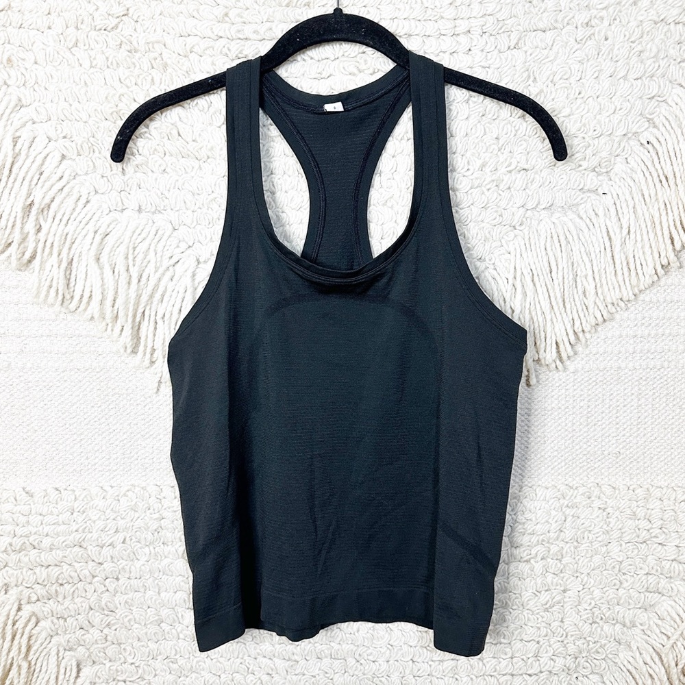 LULULEMON black Swiftly Tech race length tank top 6
